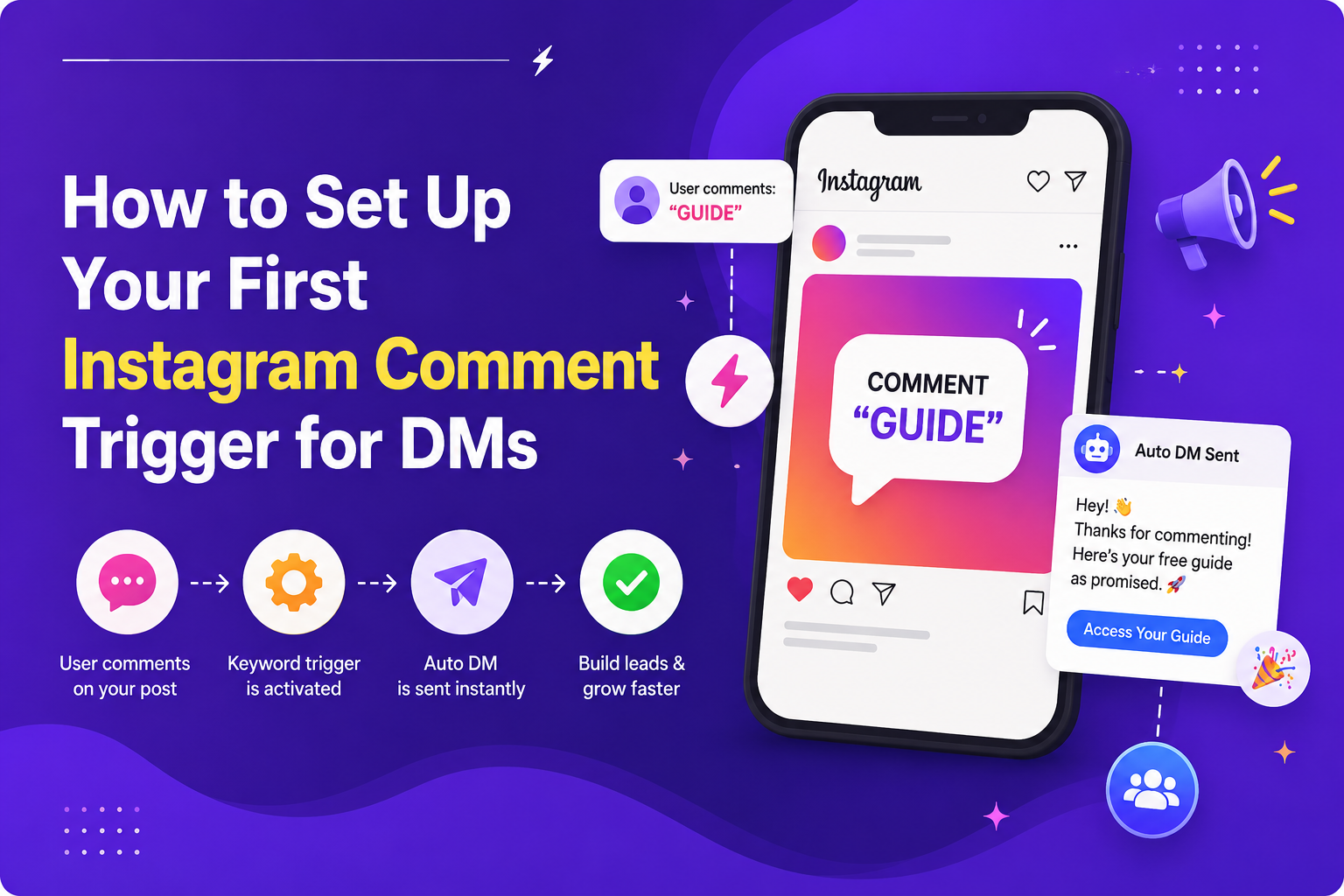 How to Set Up Your First Instagram Comment Trigger for DMs